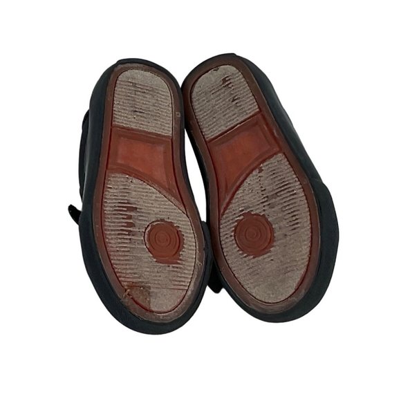 Polo Ralph Lauren Boys Toddler Hook and Loop Sneakers Shoes Size 7.0 All Black - Picture 4 of 6